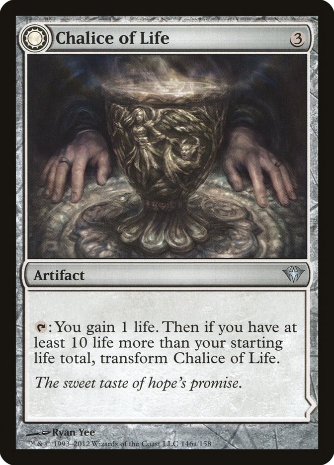 Chalice of Life // Chalice of Death [Dark Ascension] MTG Single Magic: The Gathering    | Red Claw Gaming