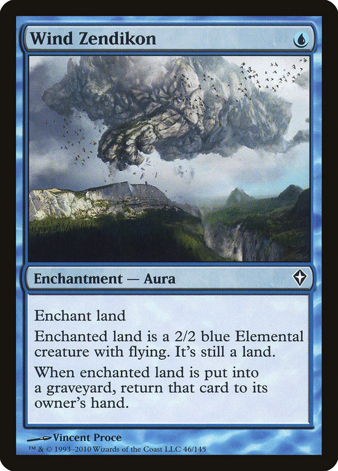 Wind Zendikon [Worldwake] MTG Single Magic: The Gathering    | Red Claw Gaming