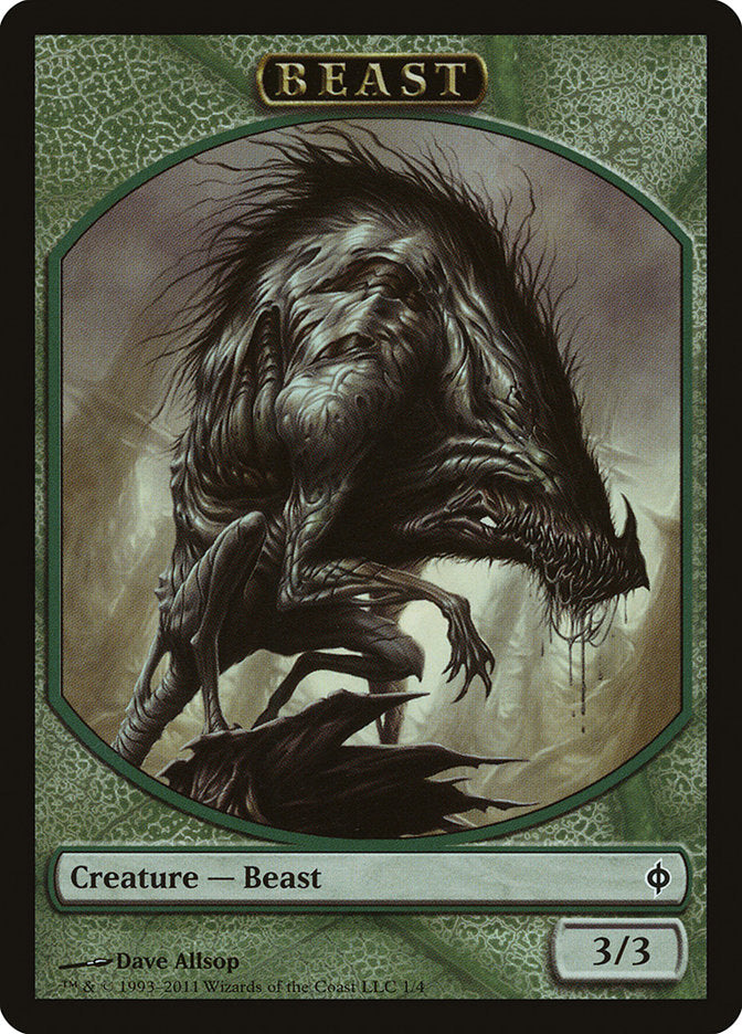 Beast Token [New Phyrexia Tokens] MTG Single Magic: The Gathering    | Red Claw Gaming
