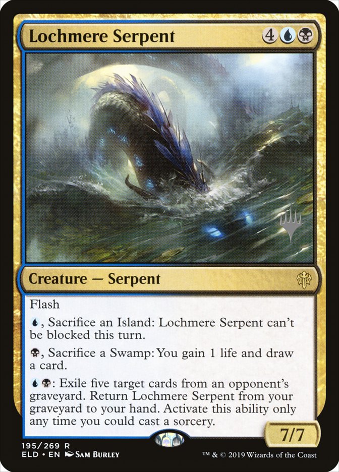 Lochmere Serpent (Promo Pack) [Throne of Eldraine Promos] MTG Single Magic: The Gathering    | Red Claw Gaming