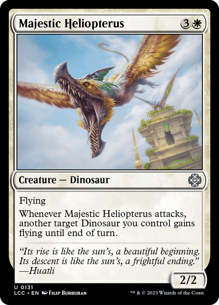 Majestic Heliopterus [The Lost Caverns of Ixalan Commander] MTG Single Magic: The Gathering    | Red Claw Gaming