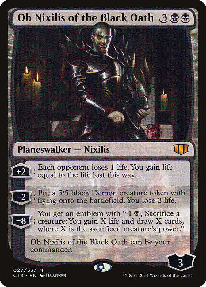 Ob Nixilis of the Black Oath [Commander 2014] MTG Single Magic: The Gathering    | Red Claw Gaming