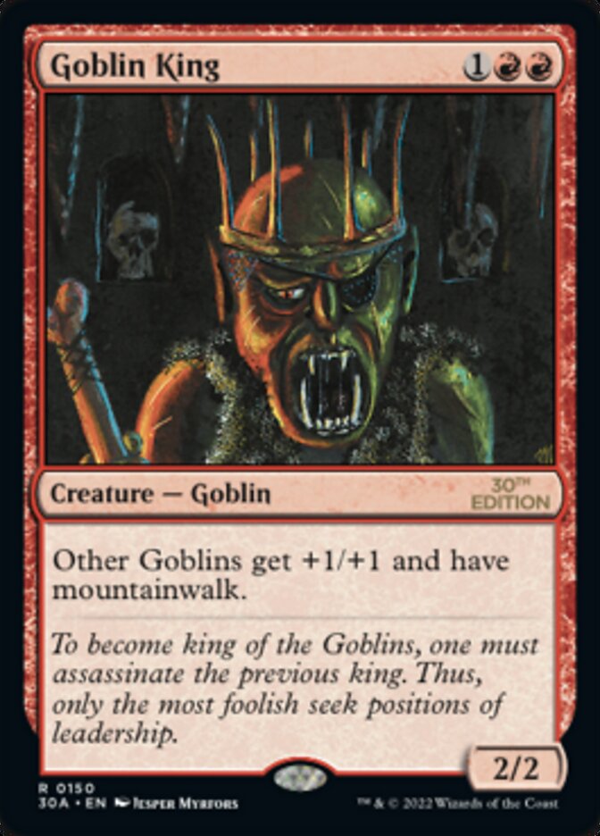 Goblin King [30th Anniversary Edition] MTG Single Magic: The Gathering    | Red Claw Gaming