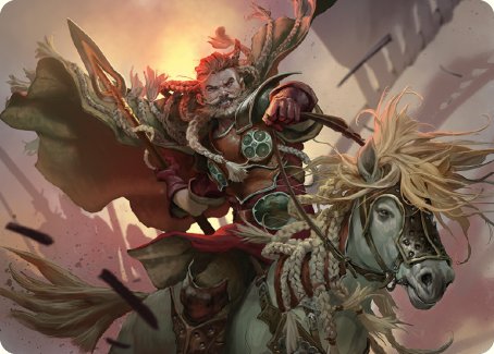 Eomer of the Riddermark Art Card [The Lord of the Rings: Tales of Middle-earth Art Series] MTG Single Magic: The Gathering    | Red Claw Gaming