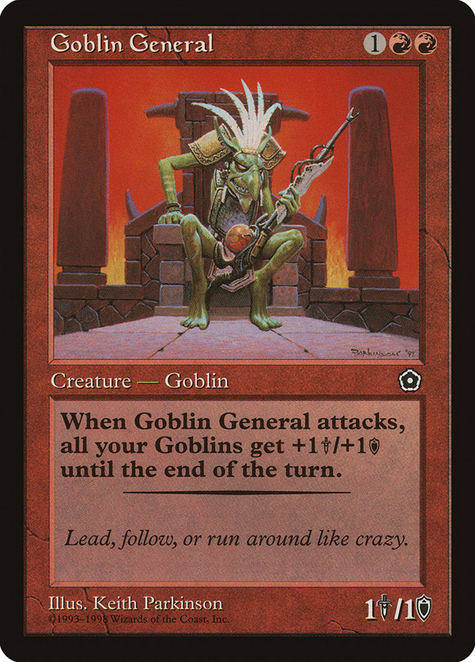 Goblin General [Portal Second Age] MTG Single Magic: The Gathering    | Red Claw Gaming