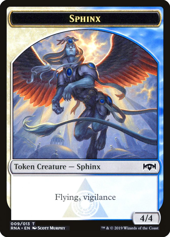 Sphinx Token [Ravnica Allegiance Tokens] MTG Single Magic: The Gathering    | Red Claw Gaming