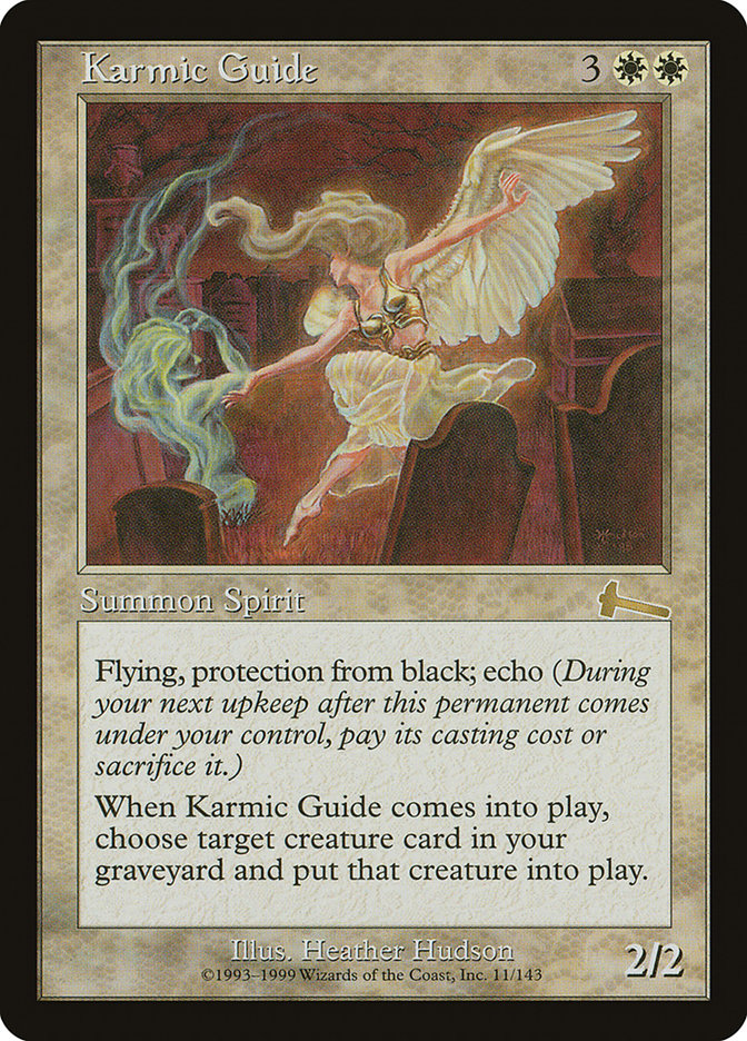 Karmic Guide [Urza's Legacy] MTG Single Magic: The Gathering    | Red Claw Gaming