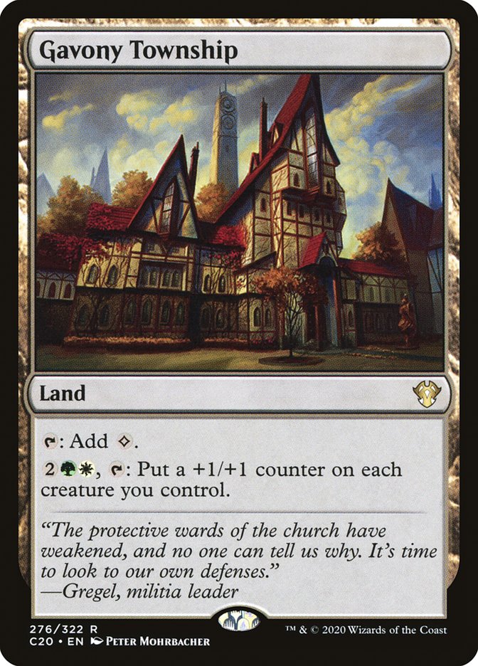 Gavony Township [Commander 2020] MTG Single Magic: The Gathering    | Red Claw Gaming