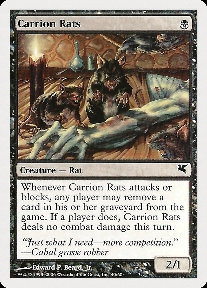 Carrion Rats (40) [Hachette UK] MTG Single Magic: The Gathering    | Red Claw Gaming