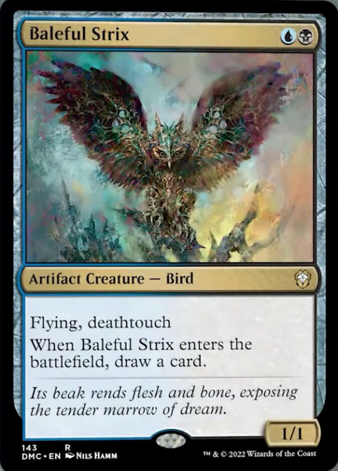 Baleful Strix [Dominaria United Commander] MTG Single Magic: The Gathering    | Red Claw Gaming