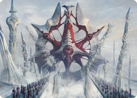 Mondrak, Glory Dominus Art Card [Phyrexia: All Will Be One Art Series] MTG Single Magic: The Gathering    | Red Claw Gaming