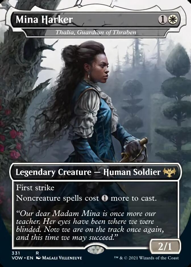 Thalia, Guardian of Thraben - Mina Harker [Innistrad: Crimson Vow] MTG Single Magic: The Gathering    | Red Claw Gaming