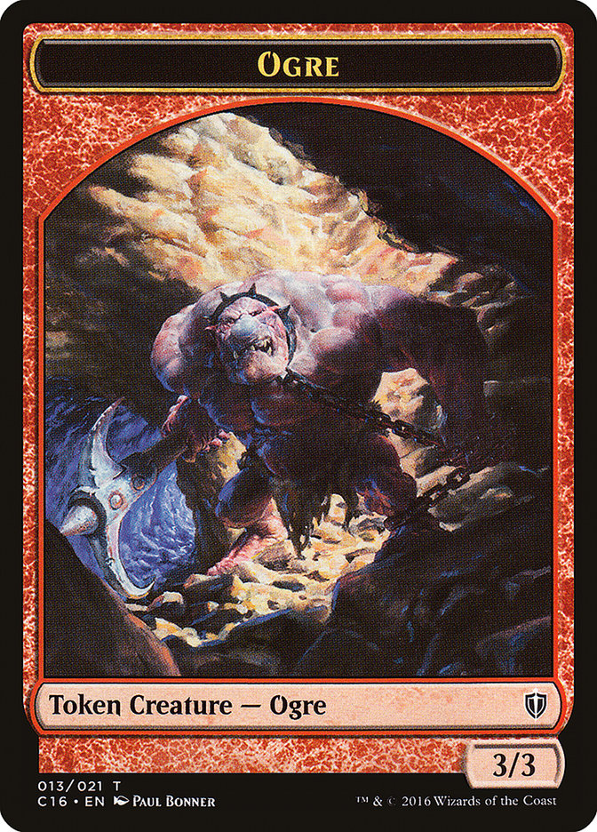 Ogre // Bird (007) Double-Sided Token [Commander 2016 Tokens] MTG Single Magic: The Gathering    | Red Claw Gaming