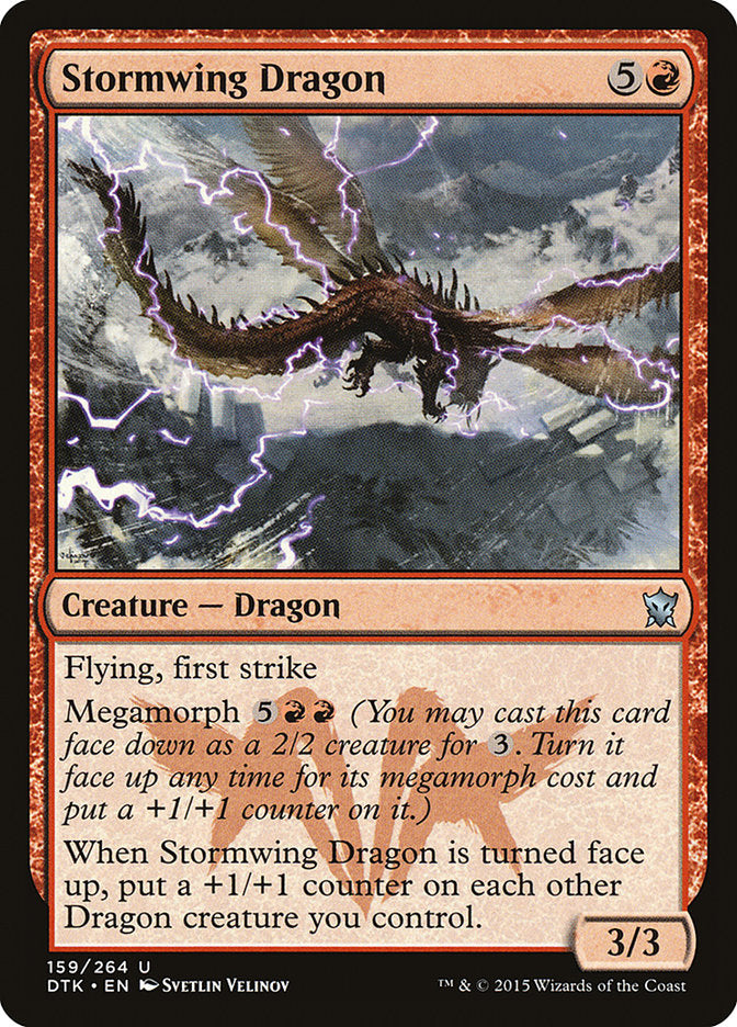 Stormwing Dragon [Dragons of Tarkir] MTG Single Magic: The Gathering    | Red Claw Gaming