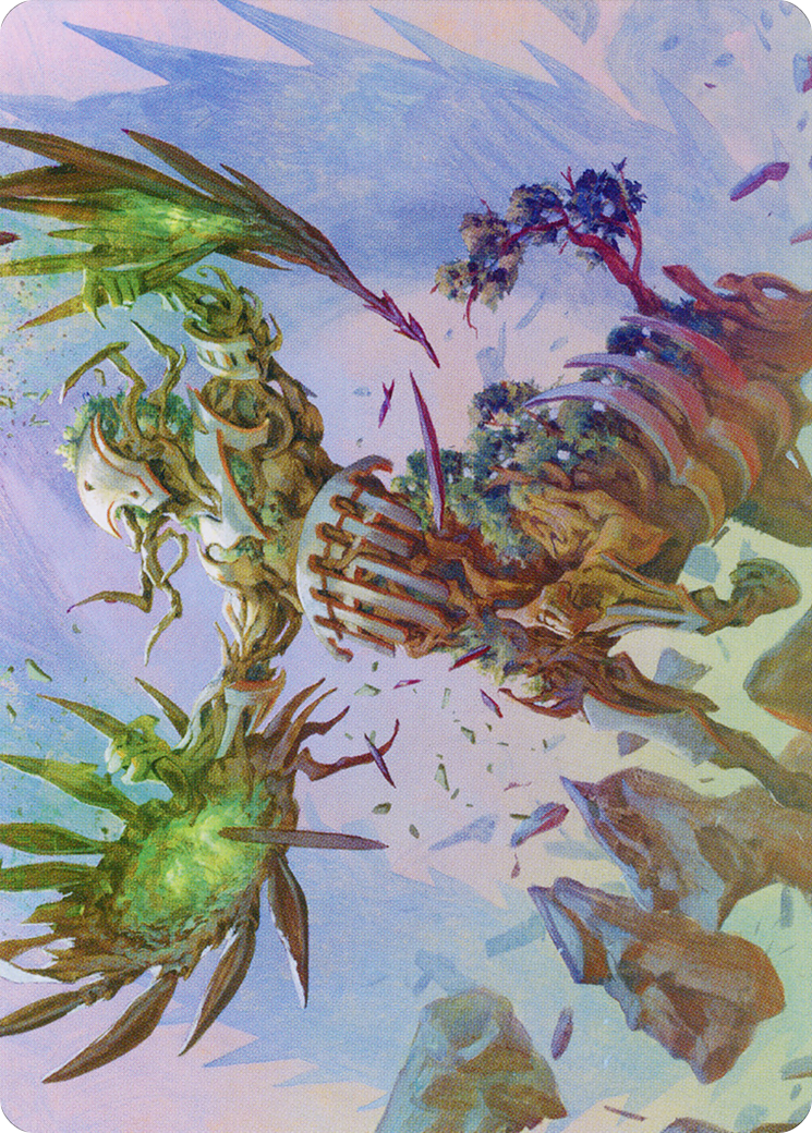 Botanical Brawler Art Card [March of the Machine Art Series] MTG Single Magic: The Gathering    | Red Claw Gaming