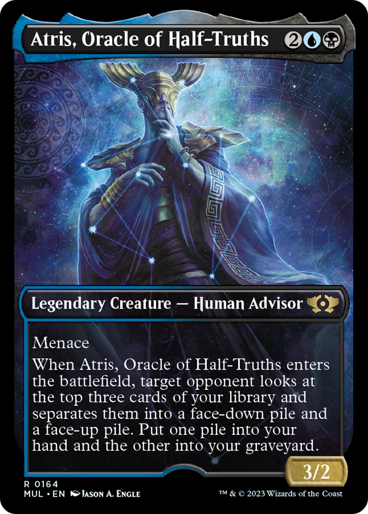 Atris, Oracle of Half-Truths (Halo Foil) [Multiverse Legends] MTG Single Magic: The Gathering    | Red Claw Gaming
