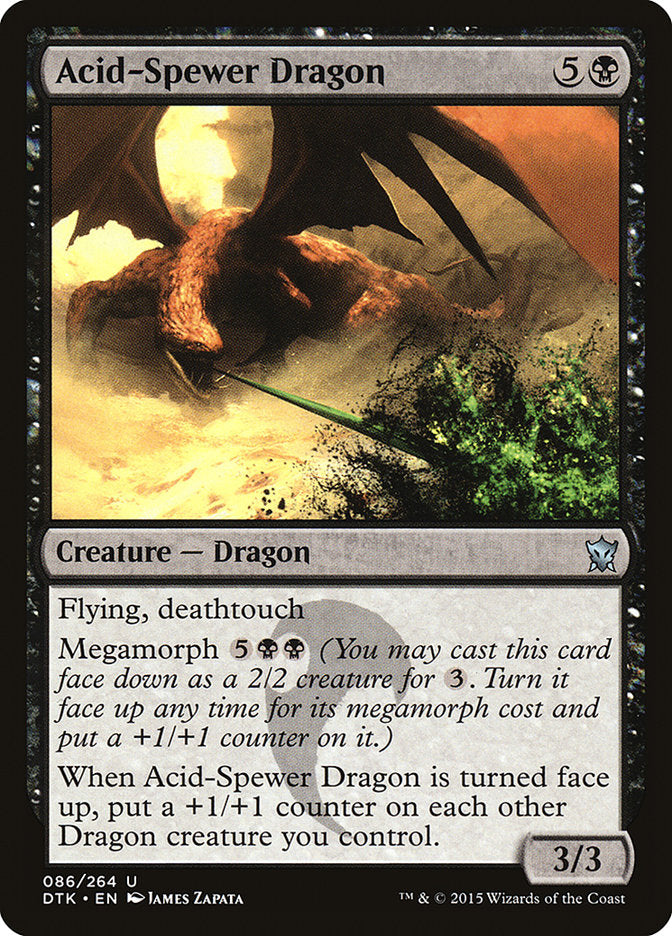 Acid-Spewer Dragon [Dragons of Tarkir] MTG Single Magic: The Gathering    | Red Claw Gaming
