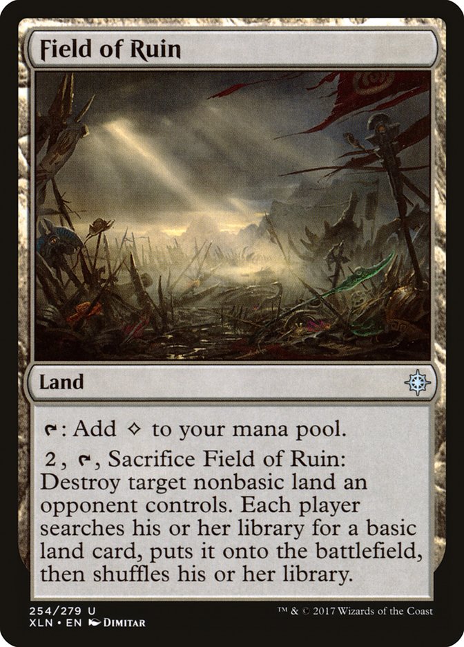 Field of Ruin [Ixalan] MTG Single Magic: The Gathering    | Red Claw Gaming