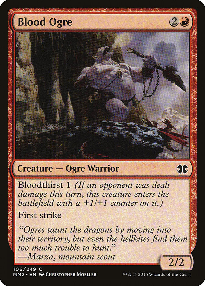 Blood Ogre [Modern Masters 2015] MTG Single Magic: The Gathering    | Red Claw Gaming