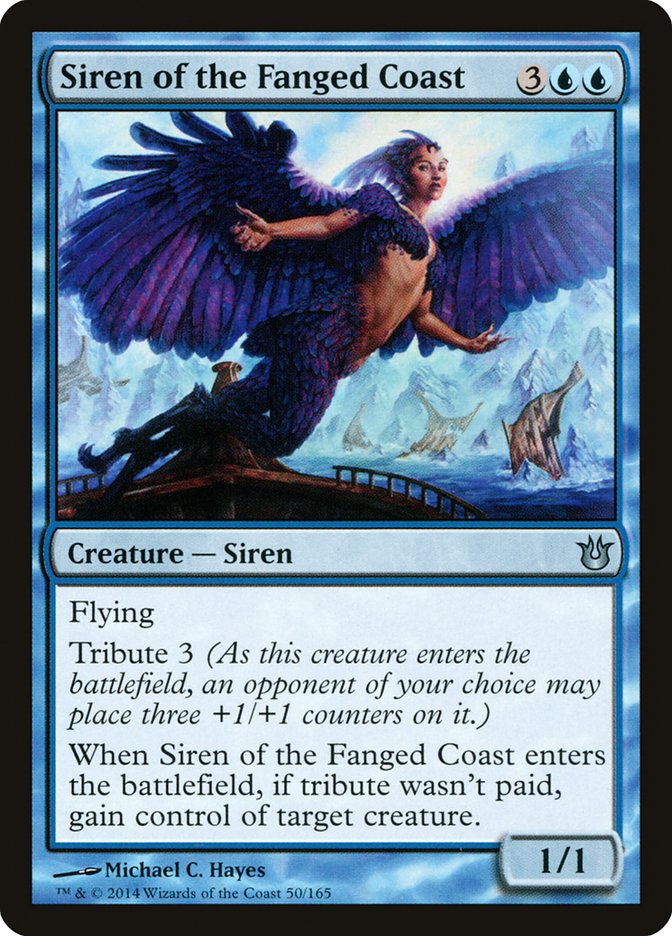 Siren of the Fanged Coast [Born of the Gods] MTG Single Magic: The Gathering    | Red Claw Gaming