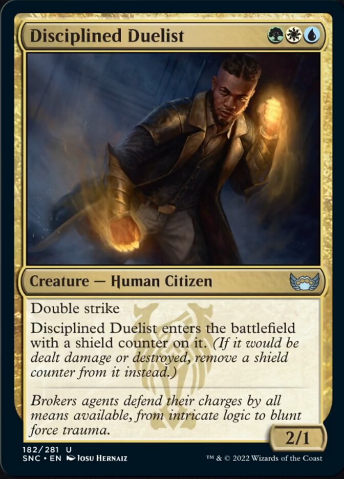 Disciplined Duelist [Streets of New Capenna] MTG Single Magic: The Gathering    | Red Claw Gaming