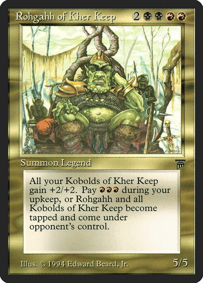Rohgahh of Kher Keep [Legends] MTG Single Magic: The Gathering    | Red Claw Gaming