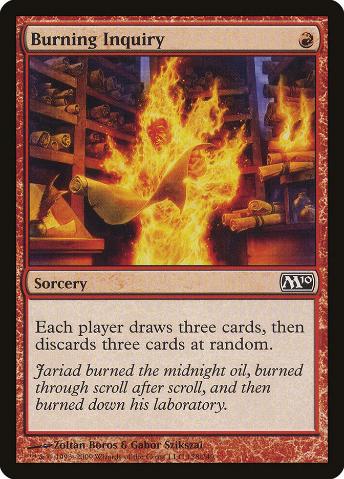 Burning Inquiry [Magic 2010] MTG Single Magic: The Gathering    | Red Claw Gaming