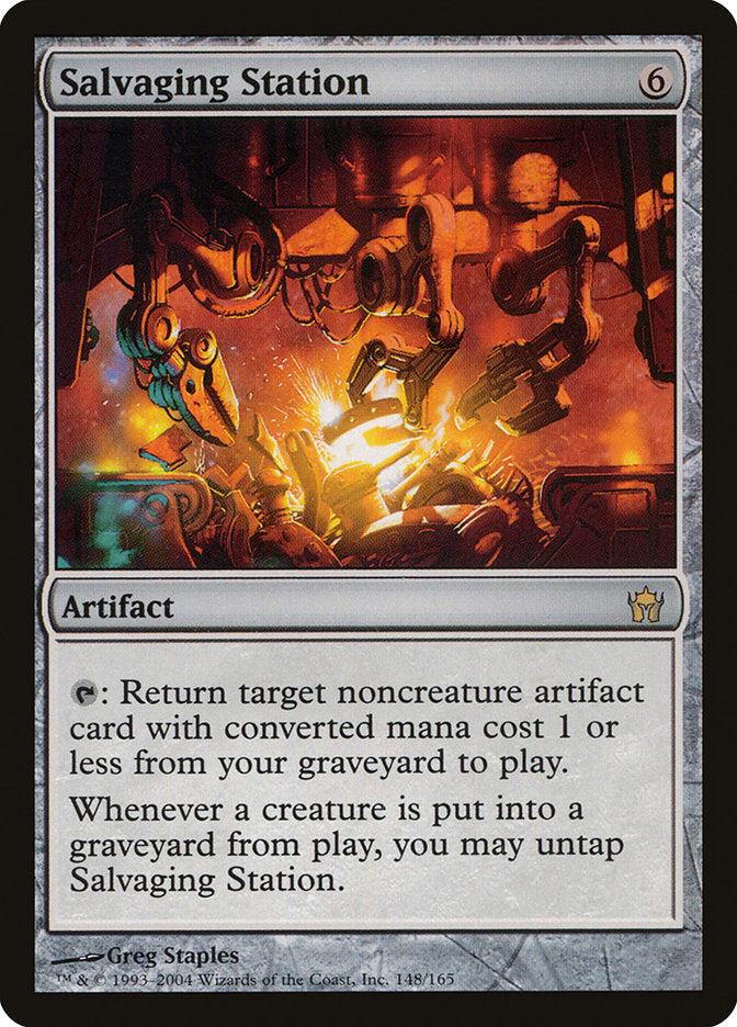 Salvaging Station [Fifth Dawn] MTG Single Magic: The Gathering    | Red Claw Gaming