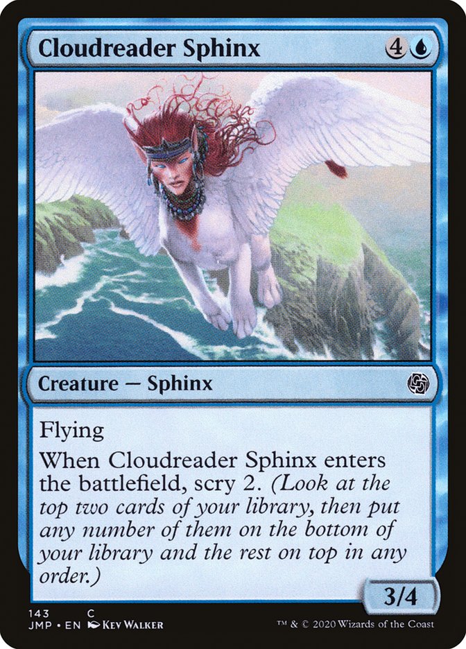 Cloudreader Sphinx [Jumpstart] MTG Single Magic: The Gathering    | Red Claw Gaming