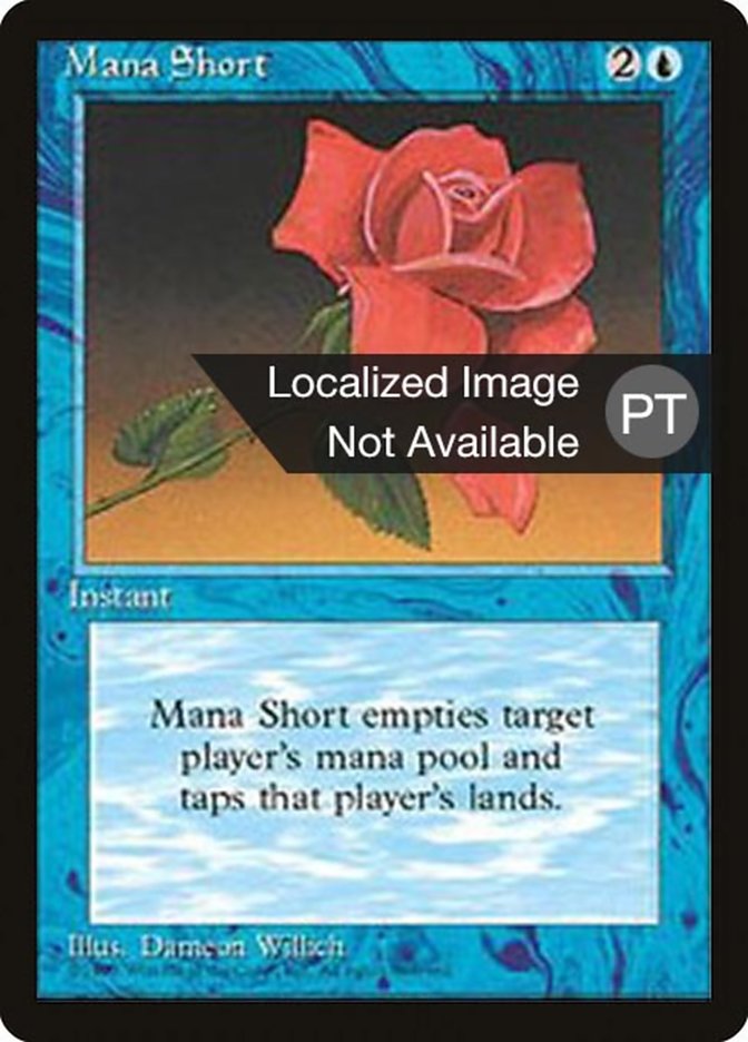 Mana Short [Fourth Edition (Foreign Black Border)] MTG Single Magic: The Gathering    | Red Claw Gaming