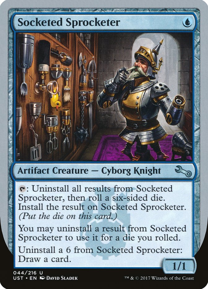 Socketed Sprocketer [Unstable] MTG Single Magic: The Gathering    | Red Claw Gaming
