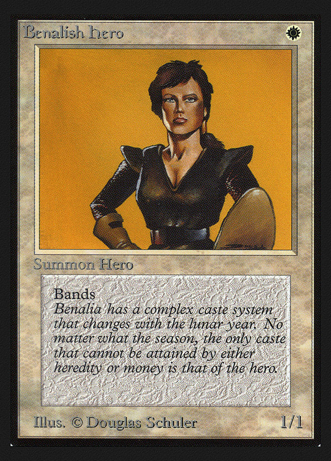 Benalish Hero [Collectors' Edition] MTG Single Magic: The Gathering    | Red Claw Gaming