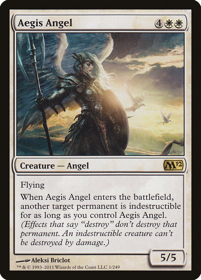 Aegis Angel [Magic 2012] MTG Single Magic: The Gathering    | Red Claw Gaming