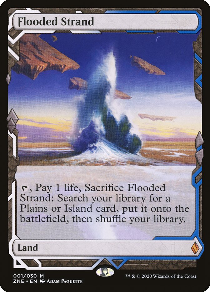 Flooded Strand (Expeditions) [Zendikar Rising Expeditions] MTG Single Magic: The Gathering    | Red Claw Gaming