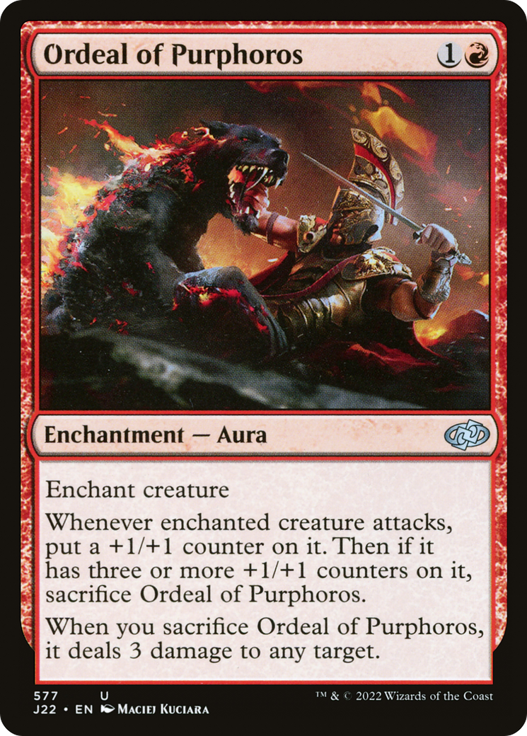 Ordeal of Purphoros [Jumpstart 2022] MTG Single Magic: The Gathering    | Red Claw Gaming