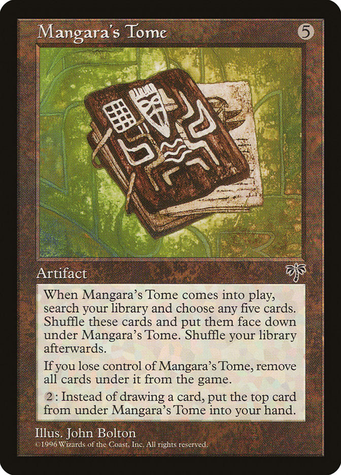 Mangara's Tome [Mirage] MTG Single Magic: The Gathering    | Red Claw Gaming