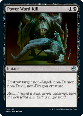 Power Word Kill [Dungeons & Dragons: Adventures in the Forgotten Realms] MTG Single Magic: The Gathering    | Red Claw Gaming