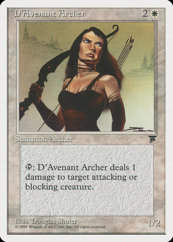 D'Avenant Archer [Chronicles] MTG Single Magic: The Gathering    | Red Claw Gaming