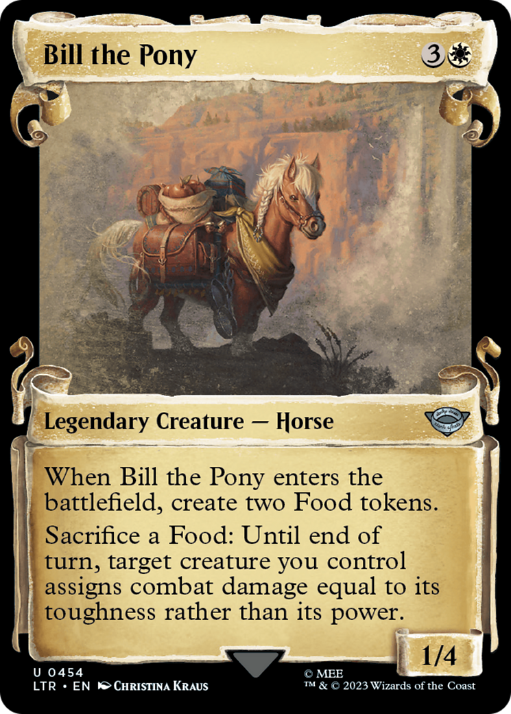 Bill the Pony [The Lord of the Rings: Tales of Middle-Earth Showcase Scrolls] MTG Single Magic: The Gathering    | Red Claw Gaming