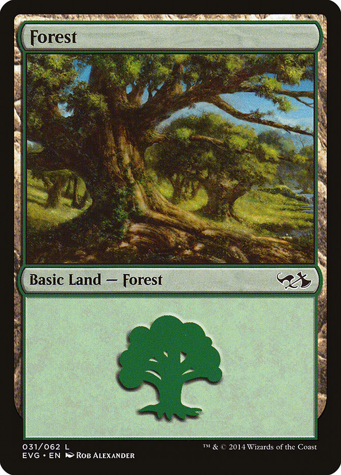 Forest (31) (Elves vs. Goblins) [Duel Decks Anthology] MTG Single Magic: The Gathering    | Red Claw Gaming