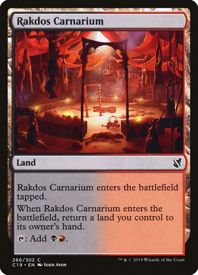Rakdos Carnarium [Commander 2019] MTG Single Magic: The Gathering    | Red Claw Gaming
