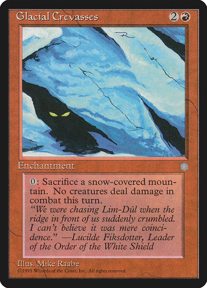 Glacial Crevasses [Ice Age] MTG Single Magic: The Gathering    | Red Claw Gaming