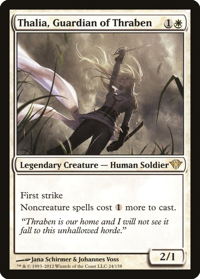 Thalia, Guardian of Thraben [Dark Ascension] MTG Single Magic: The Gathering    | Red Claw Gaming