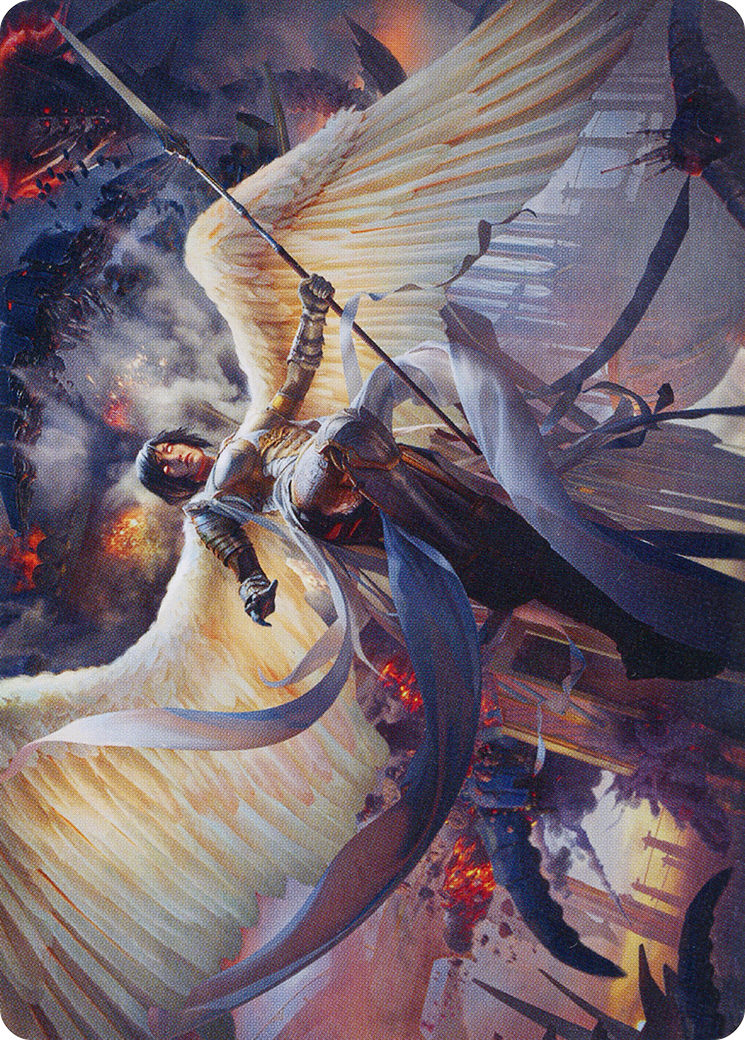Serra Faithkeeper Art Card [March of the Machine Art Series] MTG Single Magic: The Gathering    | Red Claw Gaming