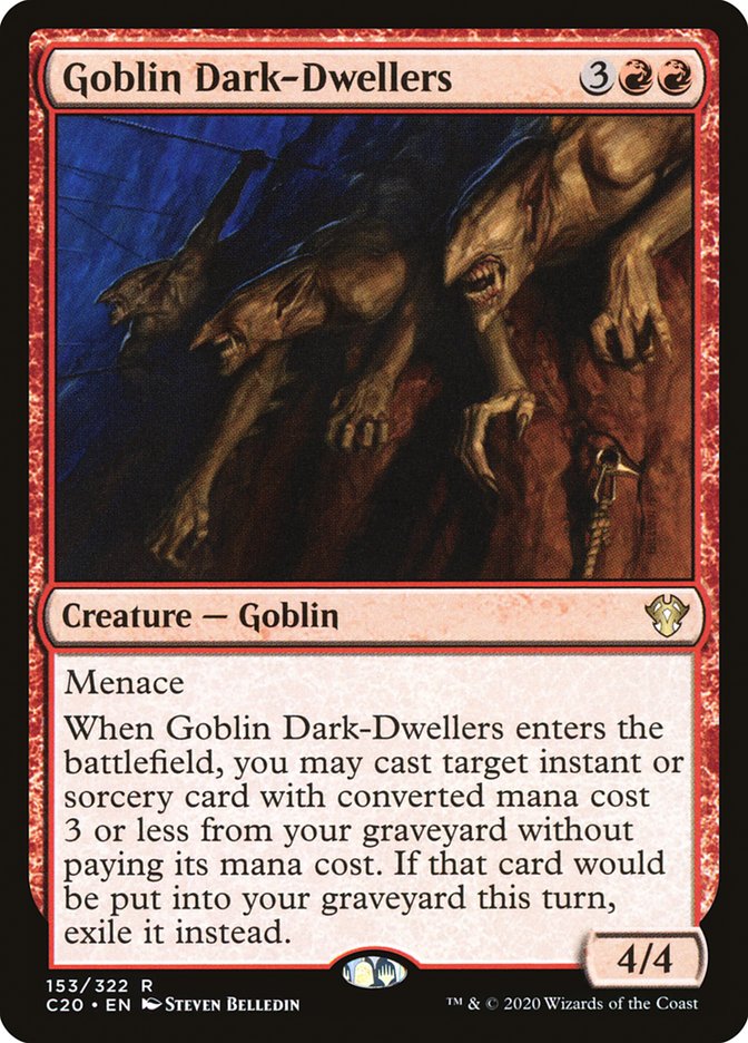 Goblin Dark-Dwellers [Commander 2020] MTG Single Magic: The Gathering    | Red Claw Gaming