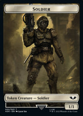 Soldier (002) // Space Marine Devastator Double-Sided Token [Warhammer 40,000 Tokens] MTG Single Magic: The Gathering    | Red Claw Gaming