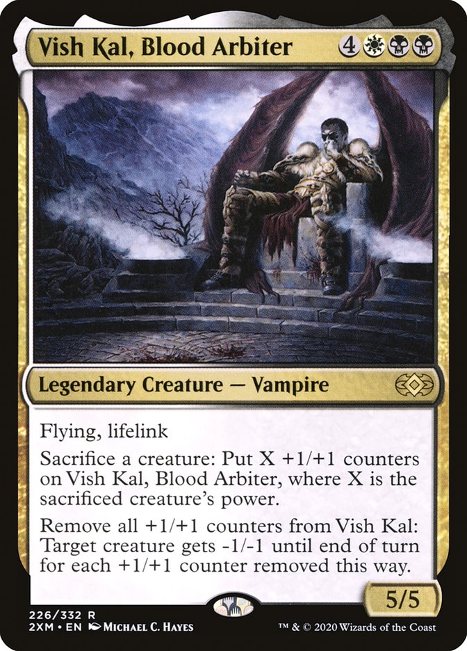 Vish Kal, Blood Arbiter [Double Masters] MTG Single Magic: The Gathering    | Red Claw Gaming
