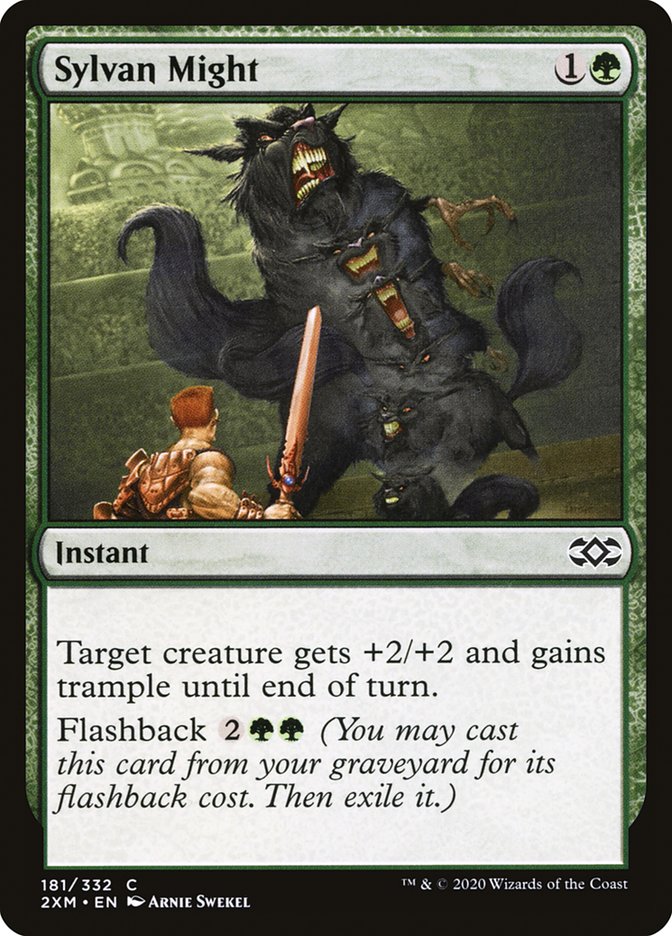Sylvan Might [Double Masters] MTG Single Magic: The Gathering    | Red Claw Gaming