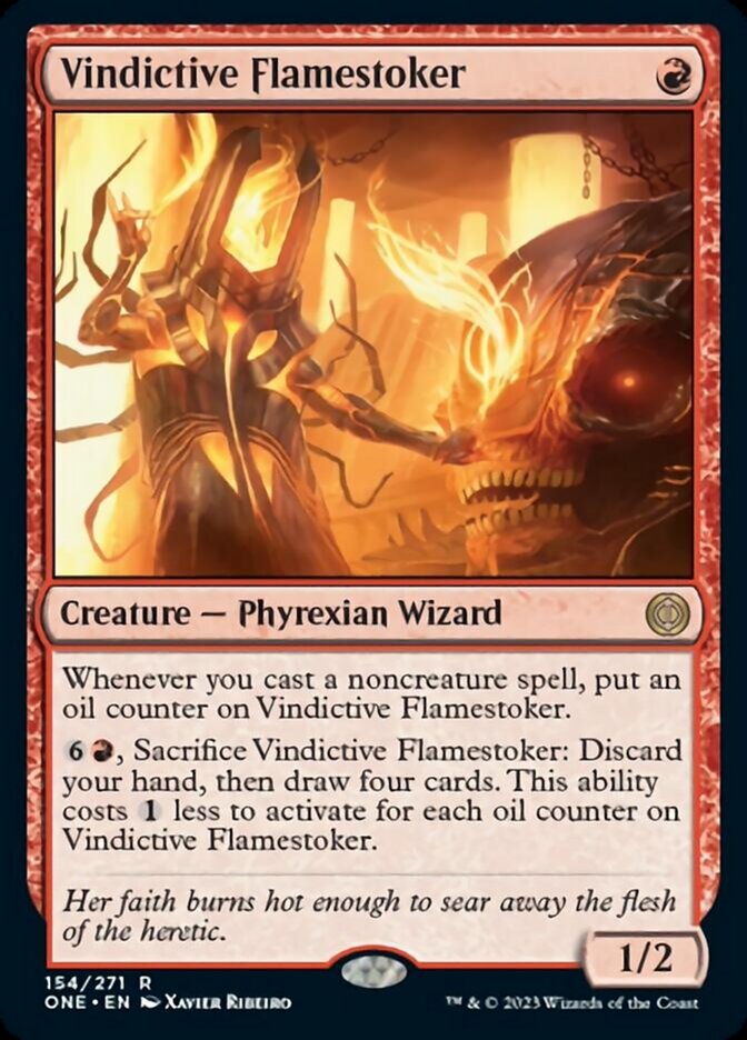 Vindictive Flamestoker [Phyrexia: All Will Be One] MTG Single Magic: The Gathering    | Red Claw Gaming