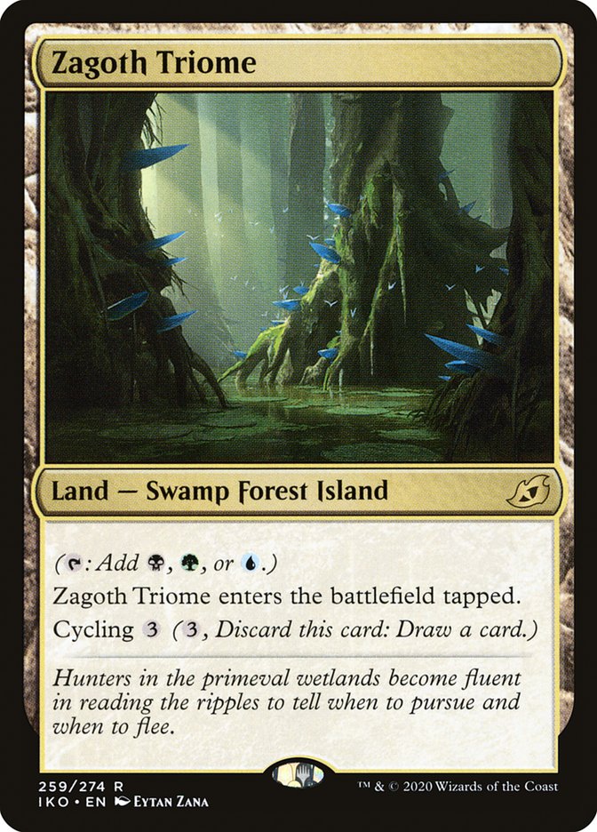 Zagoth Triome [Ikoria: Lair of Behemoths] MTG Single Magic: The Gathering    | Red Claw Gaming